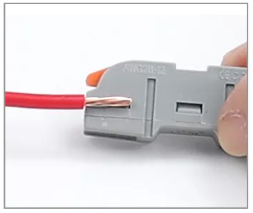 Konektor drôtu koľajnicového typu série SPL Konektor pre rýchle pripojenie lisovacieho typu 01