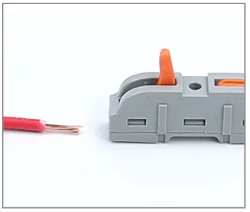 SPL Series Rail Type Wire Connector Quick Connection Terminal Press Type Connector 02