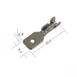 Crimp male terminal brass Terminal wire faston terminal