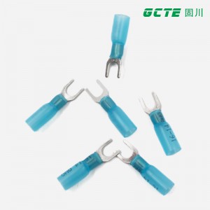 Heat shrink waterproof spade terminal fork terminal